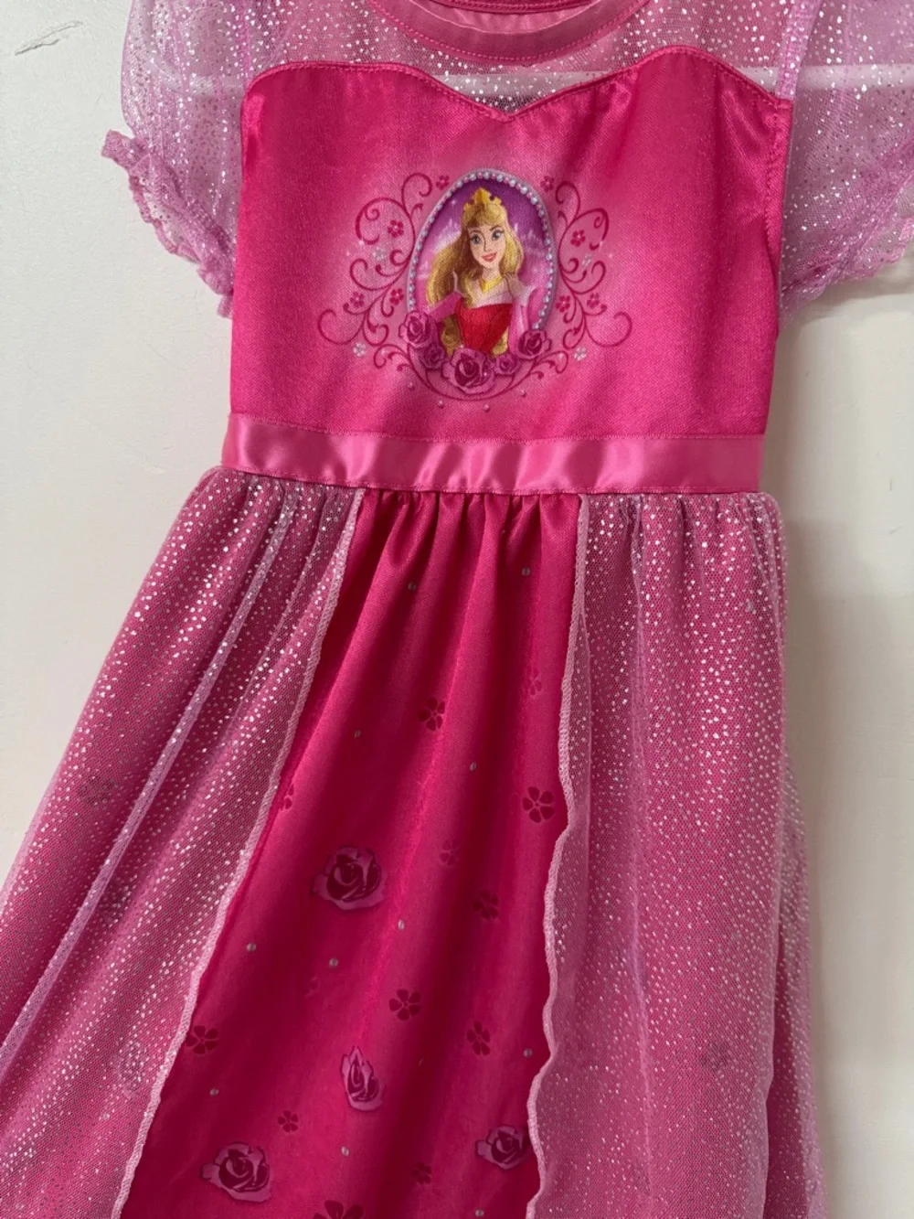 Disney Pink Princess Nightgown Pajama Dress - Picture 2 of 3